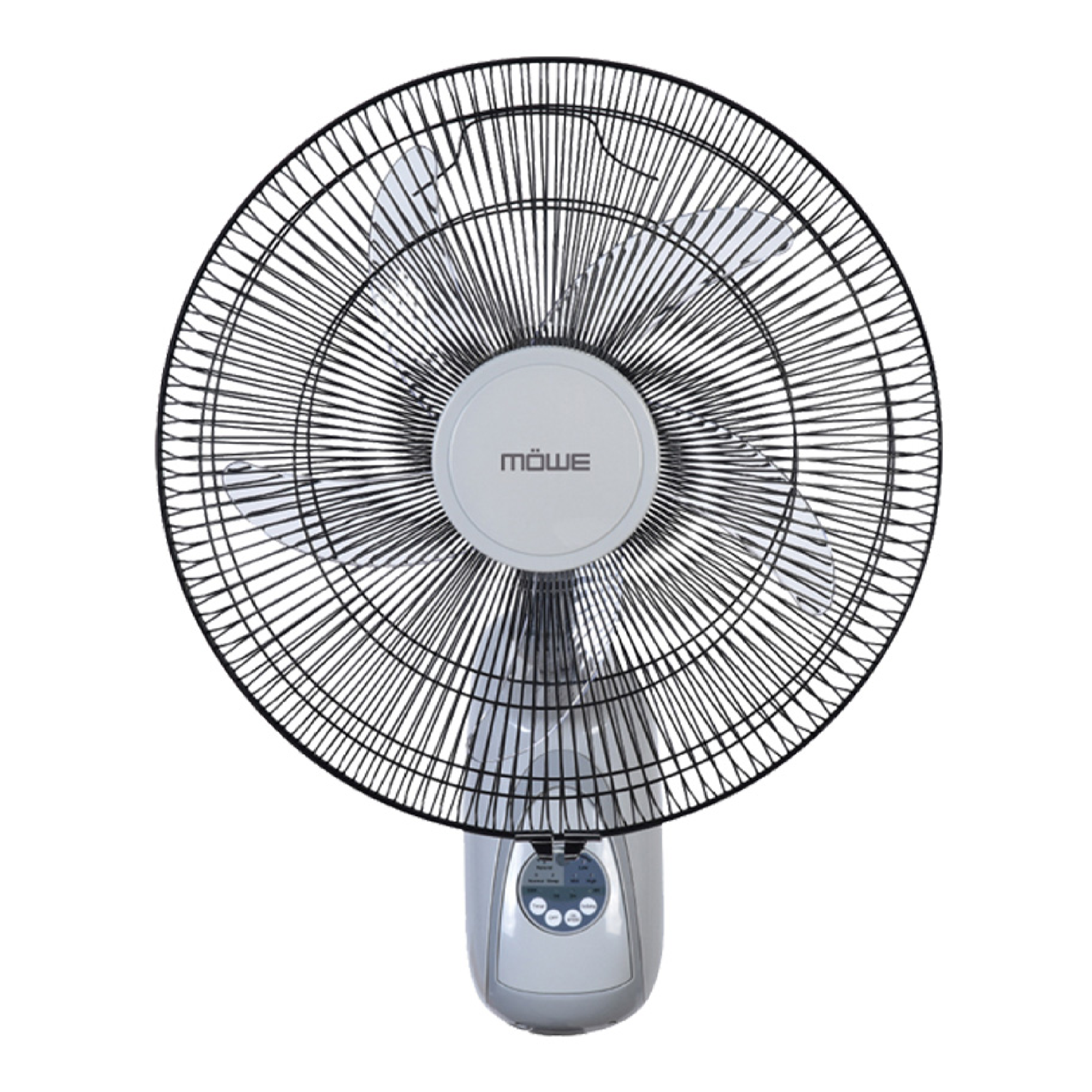 MOWE 16" Wall Fan With Remote With SMART WIFI BUILT-IN